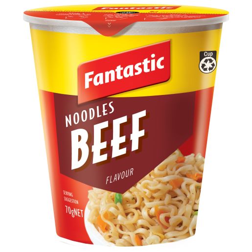 NOODLES CUP BEEF 70GM