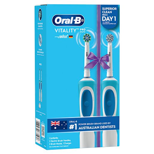 VITALITY POWER TOOTHBRISH 2PK