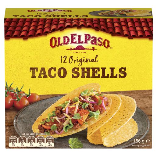 ORIGINAL TACO SHELLS 12S 156GM