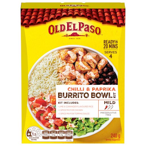 BURRITO BOWL KIT 240GM