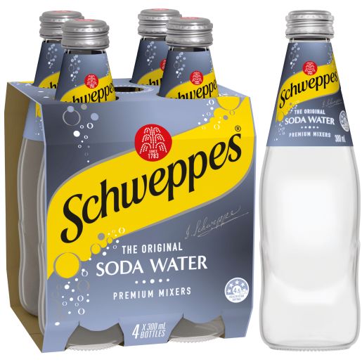 SODA WATER 4 PACK 4X300ML