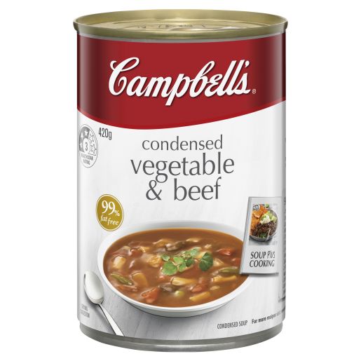 CONDENSED SOUP VEGETABLE BEEF 420GM