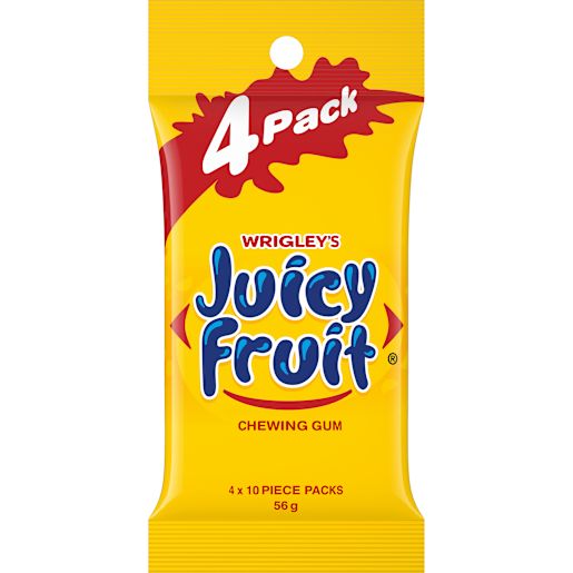 WRIG JUICY FRT SUGAR FREE 4PK