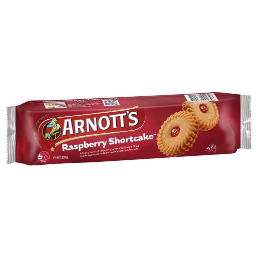 BISCUITS RASPBERRY SHORTCAKE 250GM