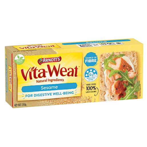 VITA-WEAT SESAME CRISPBREAD 250GM