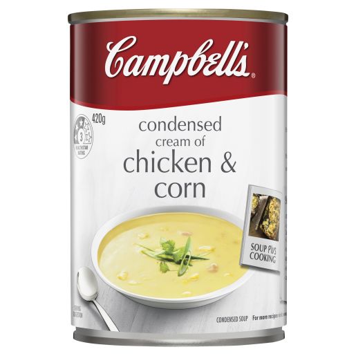 CONDENSED SOUP CHICKEN AND CORN 420GM