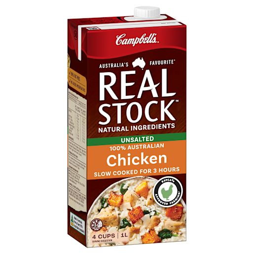 CHICKEN UNSALTED REAL STOCK 1L