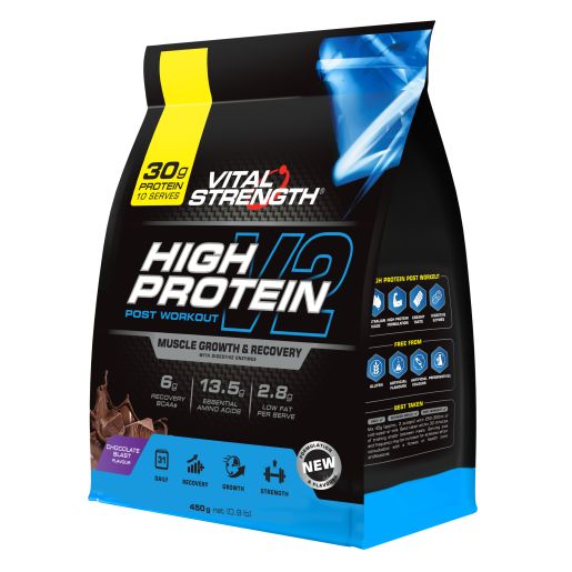 CHOCOLATE HIGH PROTEIN PROTEIN POWDER 450GM