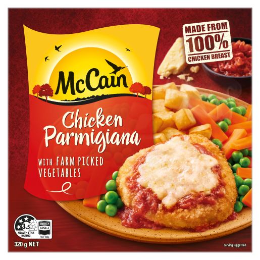 CHICKEN PARMIGIANA RED BOX DINNER 320GM