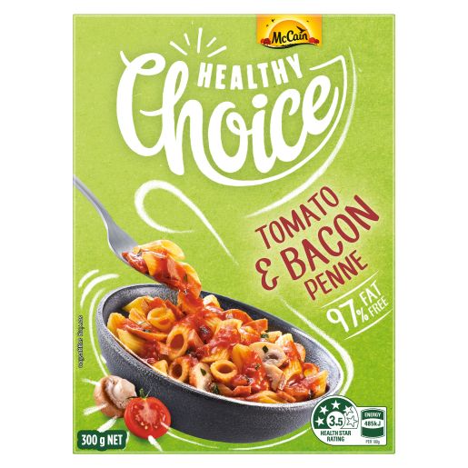 HEALTHY CHOICE SPICY TOMATO & BACON PENNE DINNER 300GM