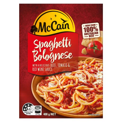 SPAGHETTI BOLOGNESE RED BOX DINNER 400GM