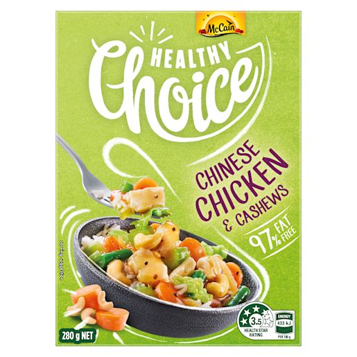 HEALTHY CHOICE CHICKEN & CASHEW DINNER 280GM