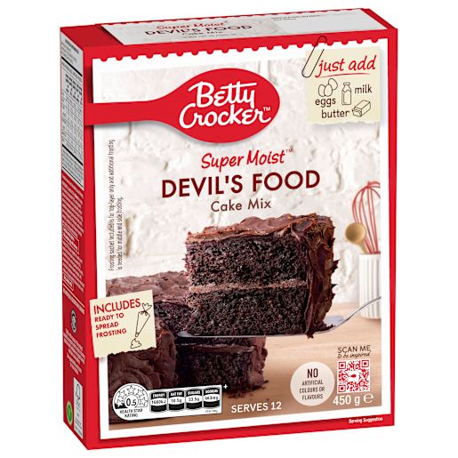 DEVILS FOOD CAKE MIX 450GM