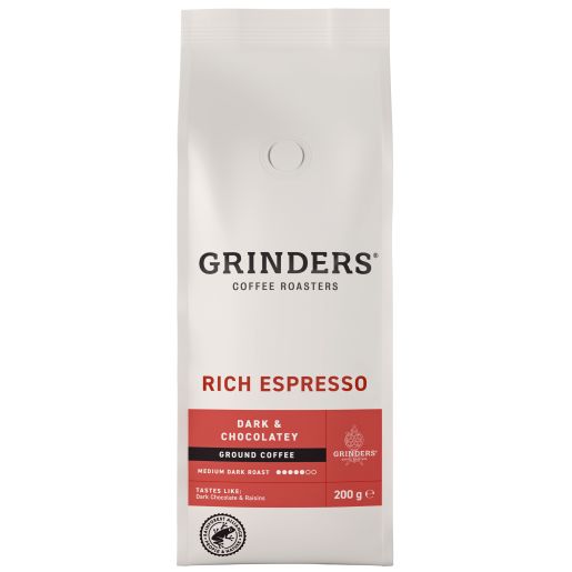 RICH ESPRESSO GROUND COFFEE 200GM