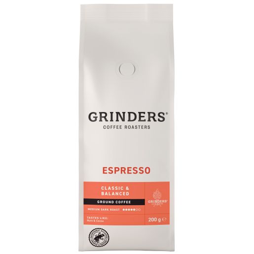 GROUND ESPRESSO COFFEE BAG 200GM