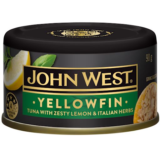 ZESTY LEMON & ITALIAN HERB DELI TUNA 90GM