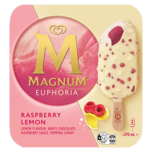 MAGNUM EUPHORIA ICE CREAM MULTIPACK 3PK