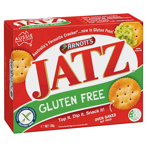 JATZ GLUTEN FREE BISCUITS 130GM