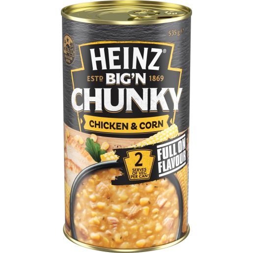 CHUNKY CHICKEN & SWEETCORN SOUP 535GM