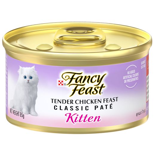 FANCY FEAST CLASSIC CHICKEN KITTEN PET FOOD 85GM