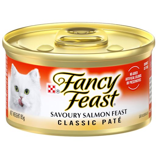 FANCY FEAST CLASSIC SALMON ADULT CAT FOOD 85GM