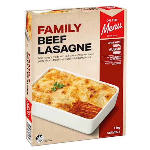 BEEF LASAGNE 1KG