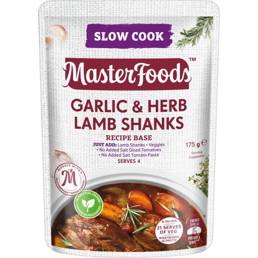 LAMB SHANK GARLIC HERB SAUCE 175GM