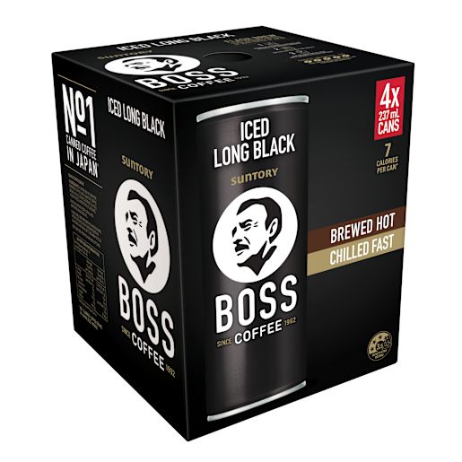 LONG BLACK ICED COFFEE 4X237ML