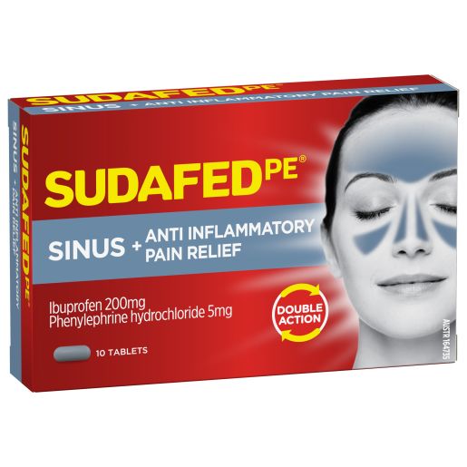 PE SINUS = ANTI-INFLAMMATORY PAIN RELIEF 10S