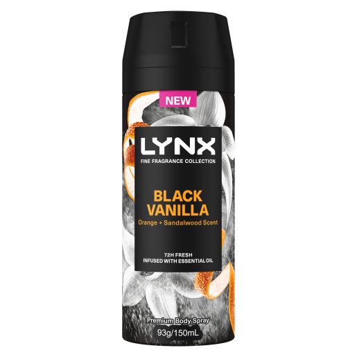 BLACK VANILLA ANTIPERSPIRANT AEROSOL 150ML