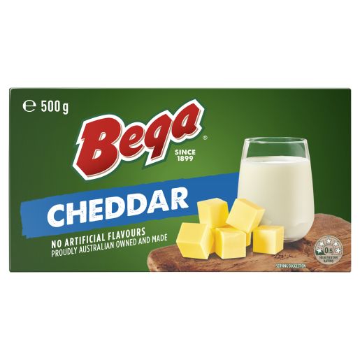 CHEDDAR BLOCK CHEESE 500GM