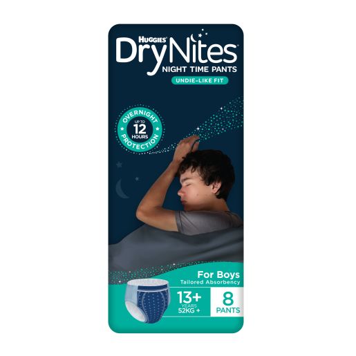 DRY NITES PANTS BOY 13+ YEAR EXTRA LARGE 8S