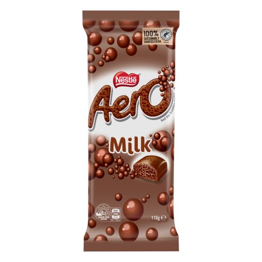 AERO MILK CHOCOLATE BLOCK 118GM