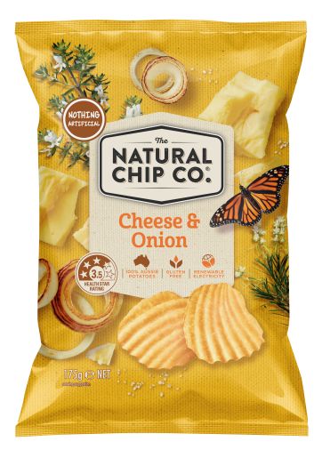 CHEESE & ONION POTATO CHIPS 175GM