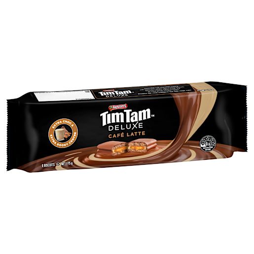 DELUXE CAFE LATTE TIM TAM BISCUITS 175GM