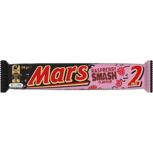 RASPBERRY SMASH CHOCOLATE BAR 64GM