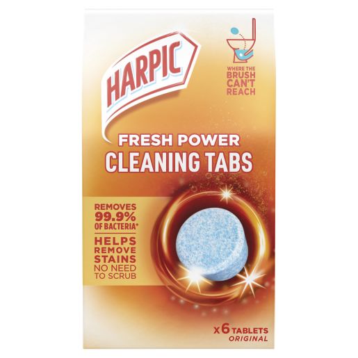 ORIGINAL TOILET CLEANING TABLETS FRESH POWER 6PK