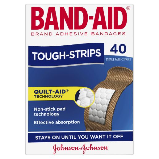 REGULAR TOUGH STRIP BANDAID 40S