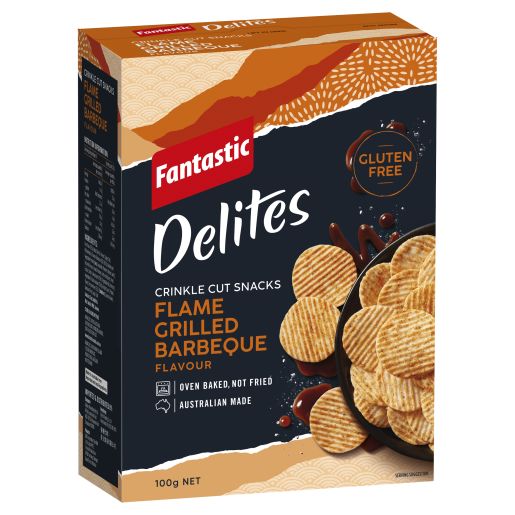 DELITES FLAMED GRILLED BBQ 100GM