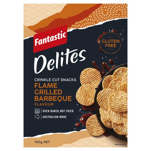 DELITES FLAMED GRILLED BBQ 100GM