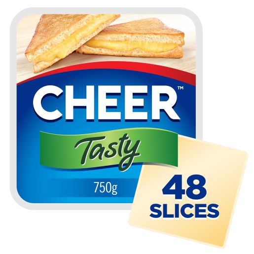 CHEDDAR CHEESE TASTY SLICES 750GM