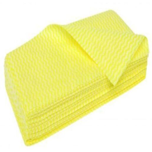 HEAVY DUTY WIPES YELLOW 20S