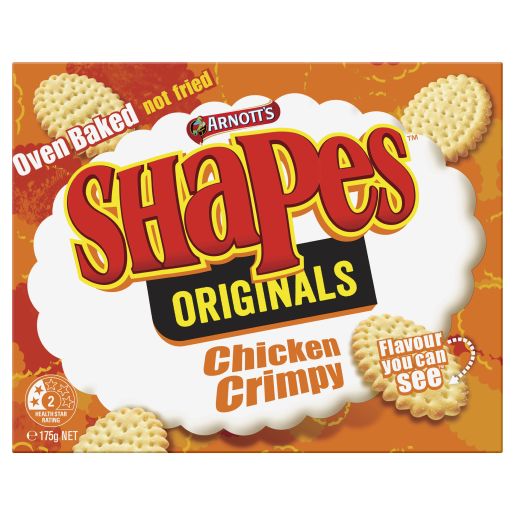 SHAPES SNACKS CHICKEN CRIMPY 175GM