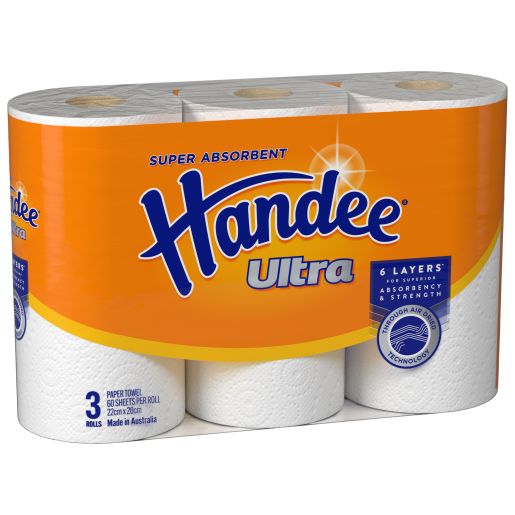 ULTRA PAPER TOWELS 2PLY WHITE 3S