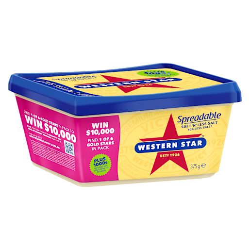 SALT REDUCED SPREADABLE 375GM