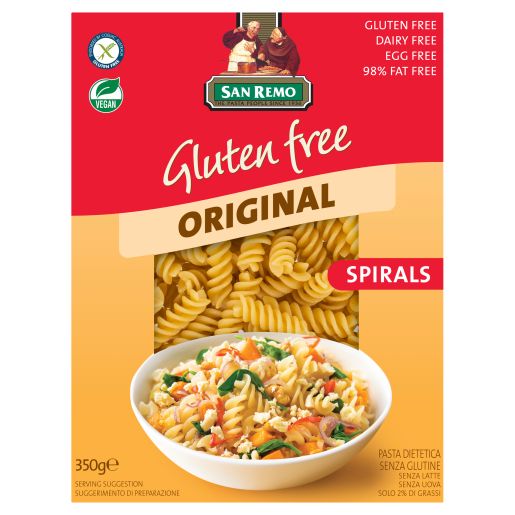 GLUTEN FREE PASTA SPIRALS 350GM