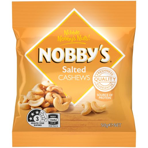 SALTED CASHEW NUTS 50GM