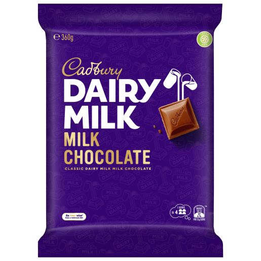 DAIRY MILK CHOCOLATE BLOCK 360GM