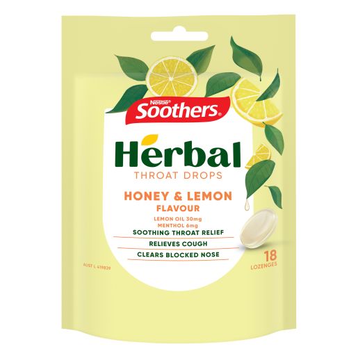 HONEY LEMON HERBAL LOZENGES 63GM