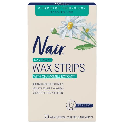 NAIR EASIWAX LARGE STRIPS 20S